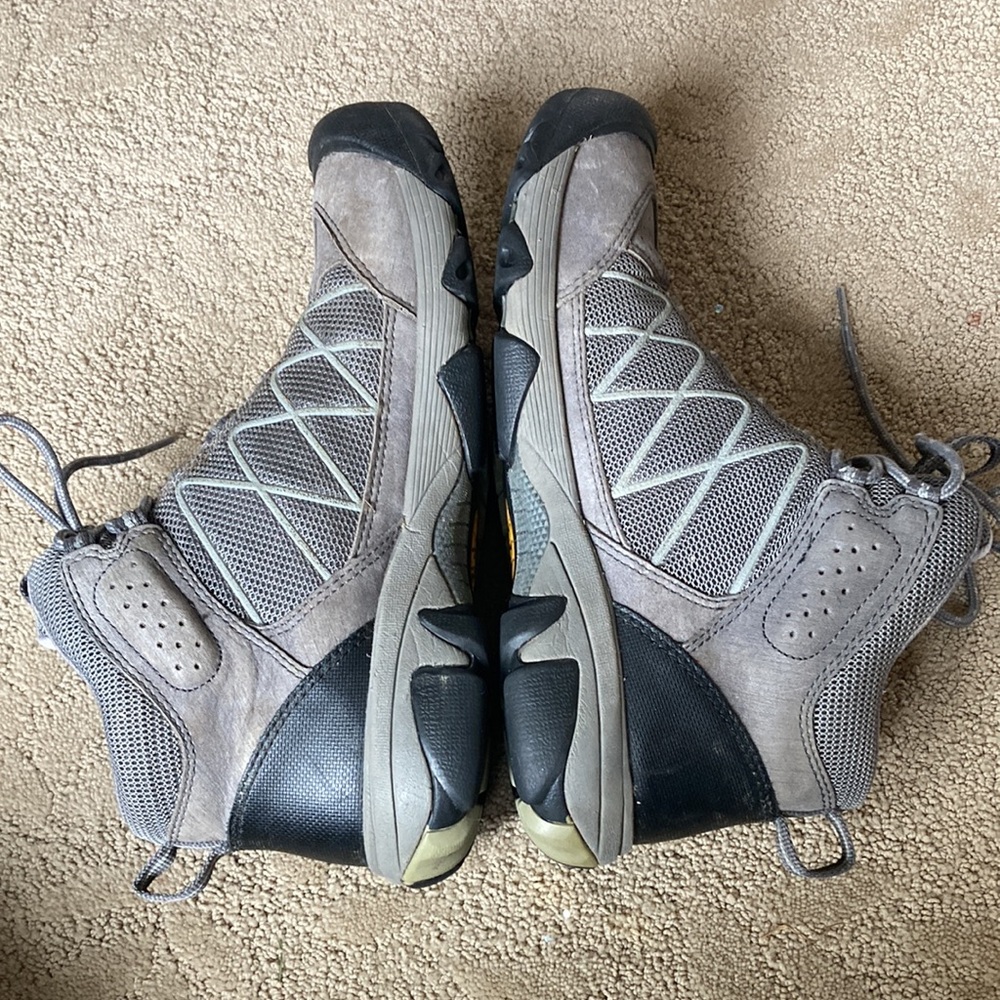 KEEN Dry Verdi II Mid Men’s Size 10 Grey Leather Mesh Waterproof Hiking Boots - Picture 3 of 6